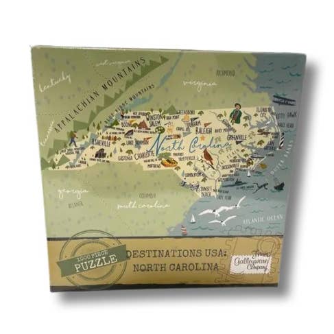 Rompecabezas de 1000 piezas de Carolina del Norte para venta al por mayor de Galleyware