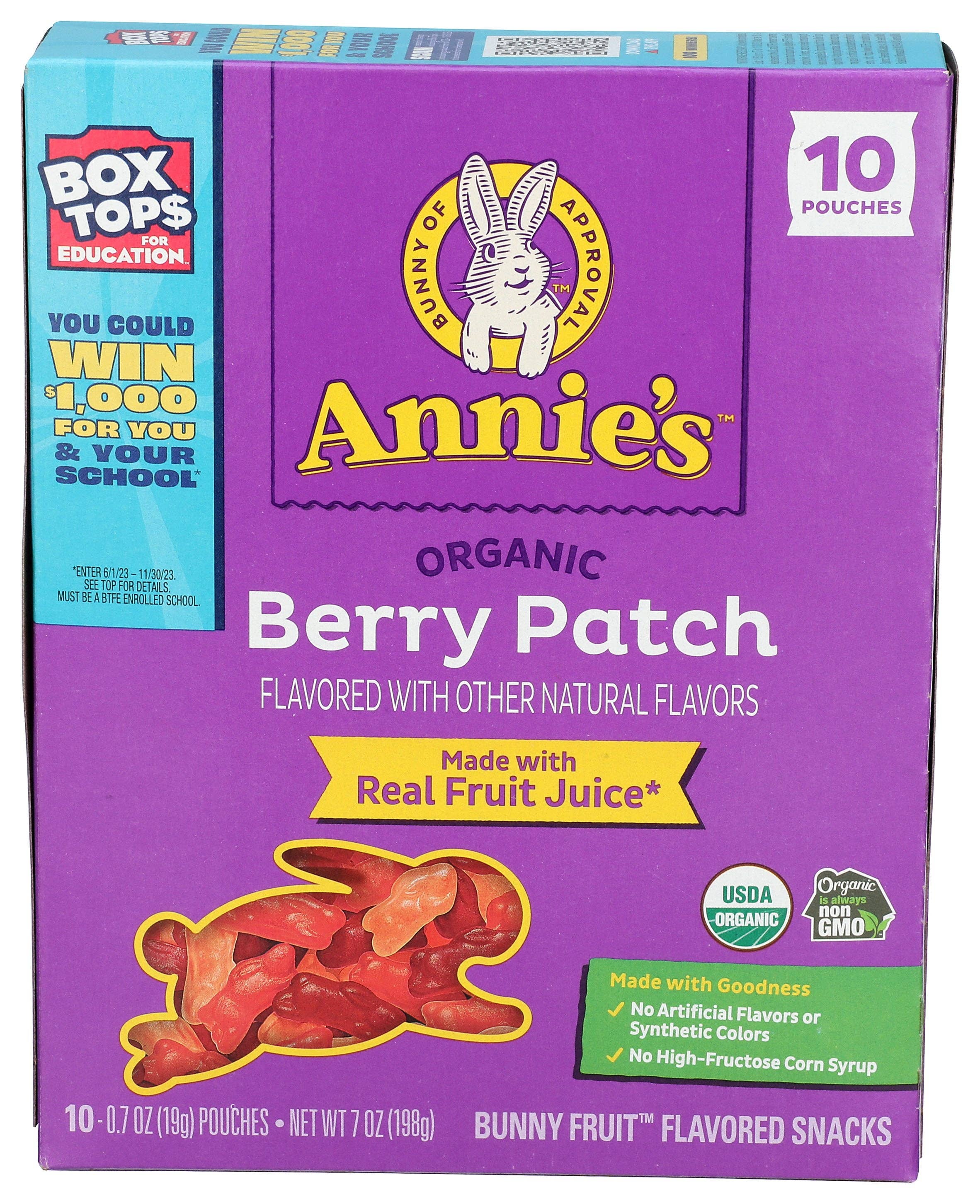Everyday Supply Co - Wholesale Fruit Snacks - ANNIES HOMEGROWN FRUIT SNK BERRY PATCH - Case of 80