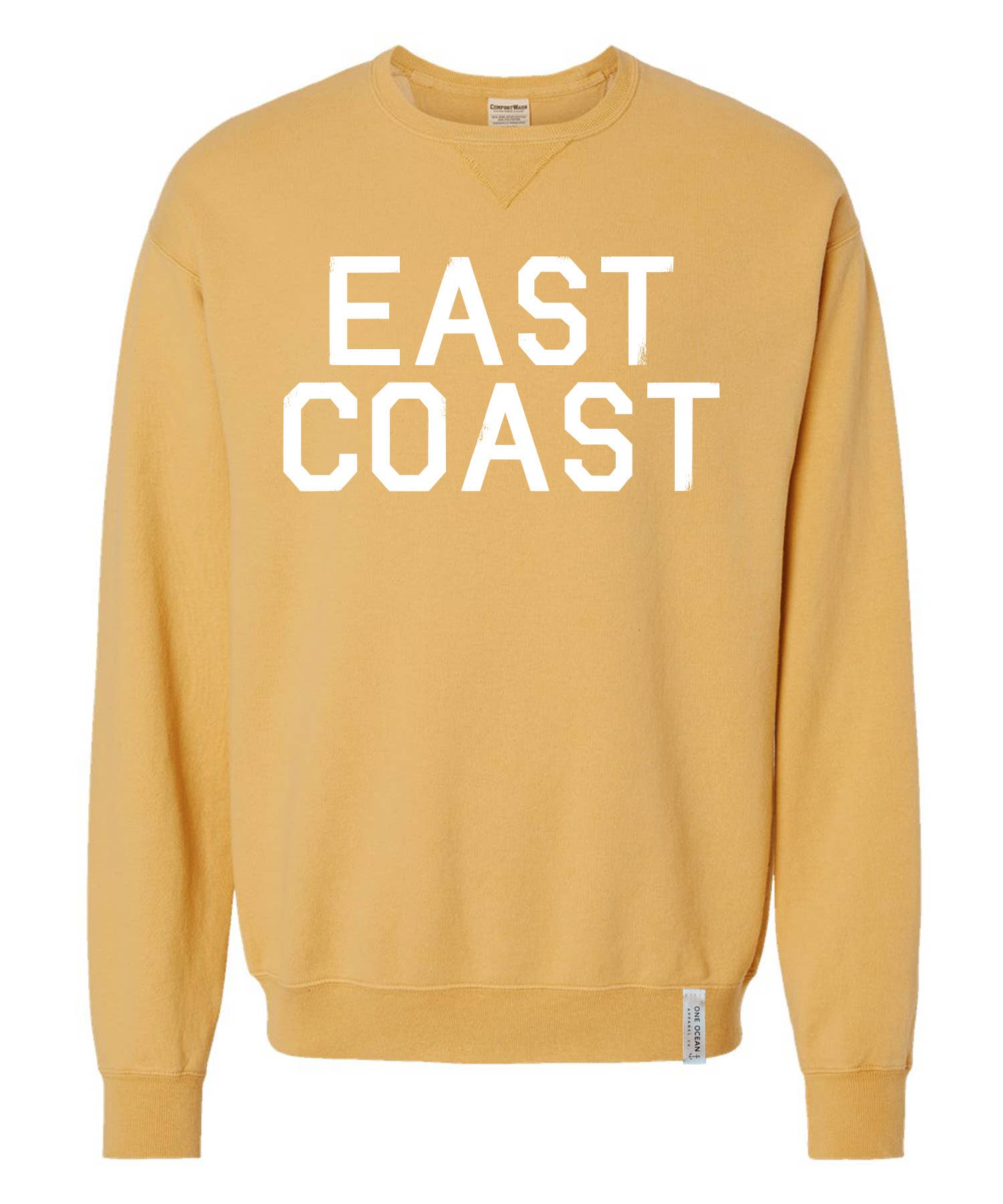 One Ocean Apparel Co.. - Wholesale Graphic Sweatshirt - Unisex - EAST COAST Crewneck - CUSTOM COLORS1