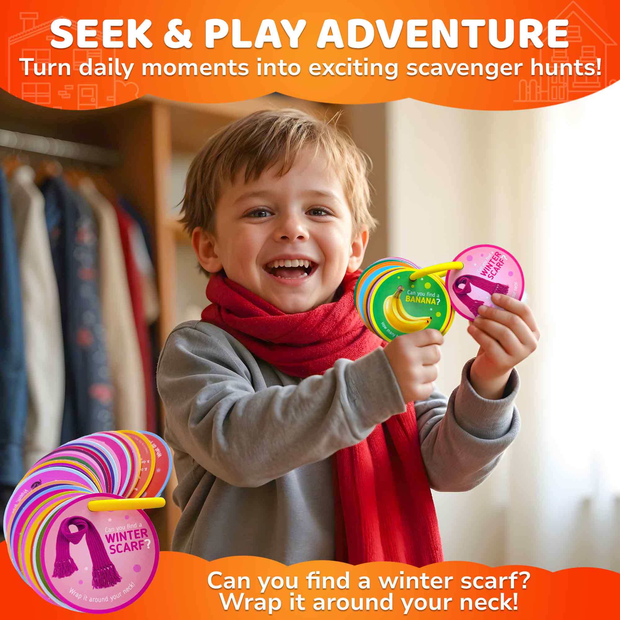 QUOKKA - Wholesale Card Game - Scavenger Hunt Game for Kids - 50 Cards Activities Indoor3