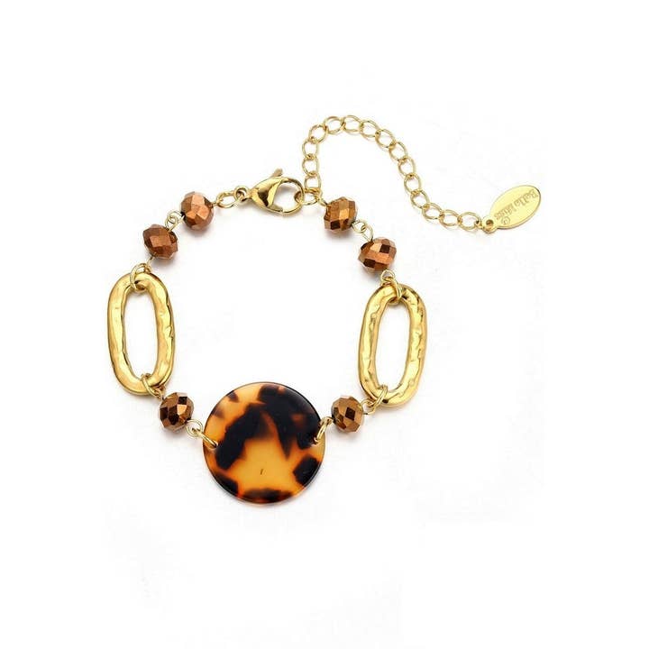 Tualenn bracelet in stainless steel for wholesale by BELLE MISS