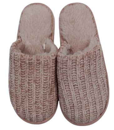 MB SMERWICK SA - Wholesale Slippers - Women's - KNITTING INDOOR SLIPPER - 2 COL.. - T.36/41 - MBS03137