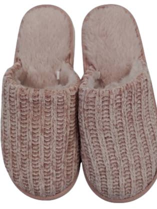 MB SMERWICK SA - Wholesale Slippers - Women's - KNITTING INDOOR SLIPPER - 2 COL.. - T.36/41 - MBS031370