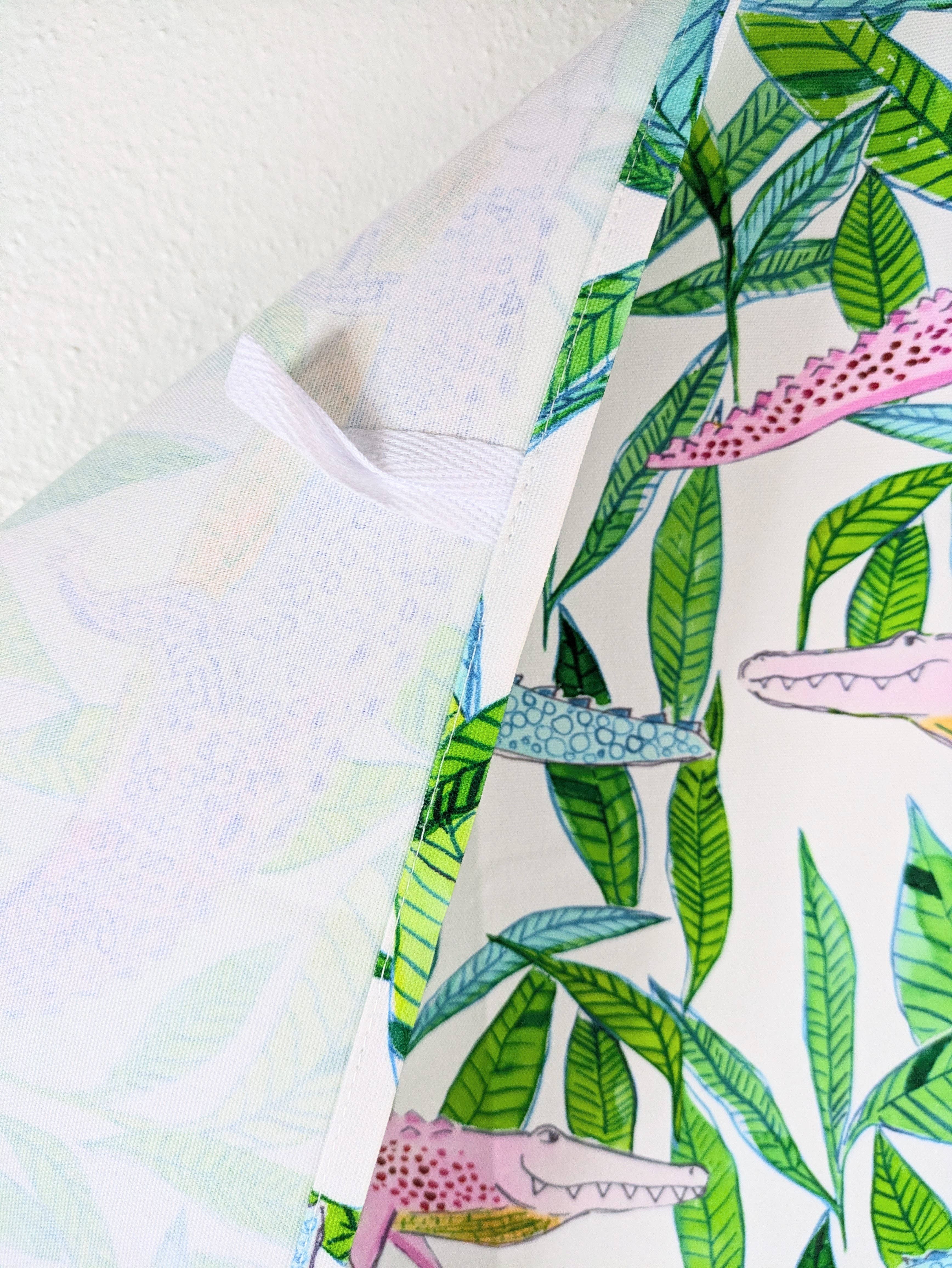 Natalie V. Mason - Wholesale Tea Towel - Dish Towel - Gators (white) - decorative tea towel5