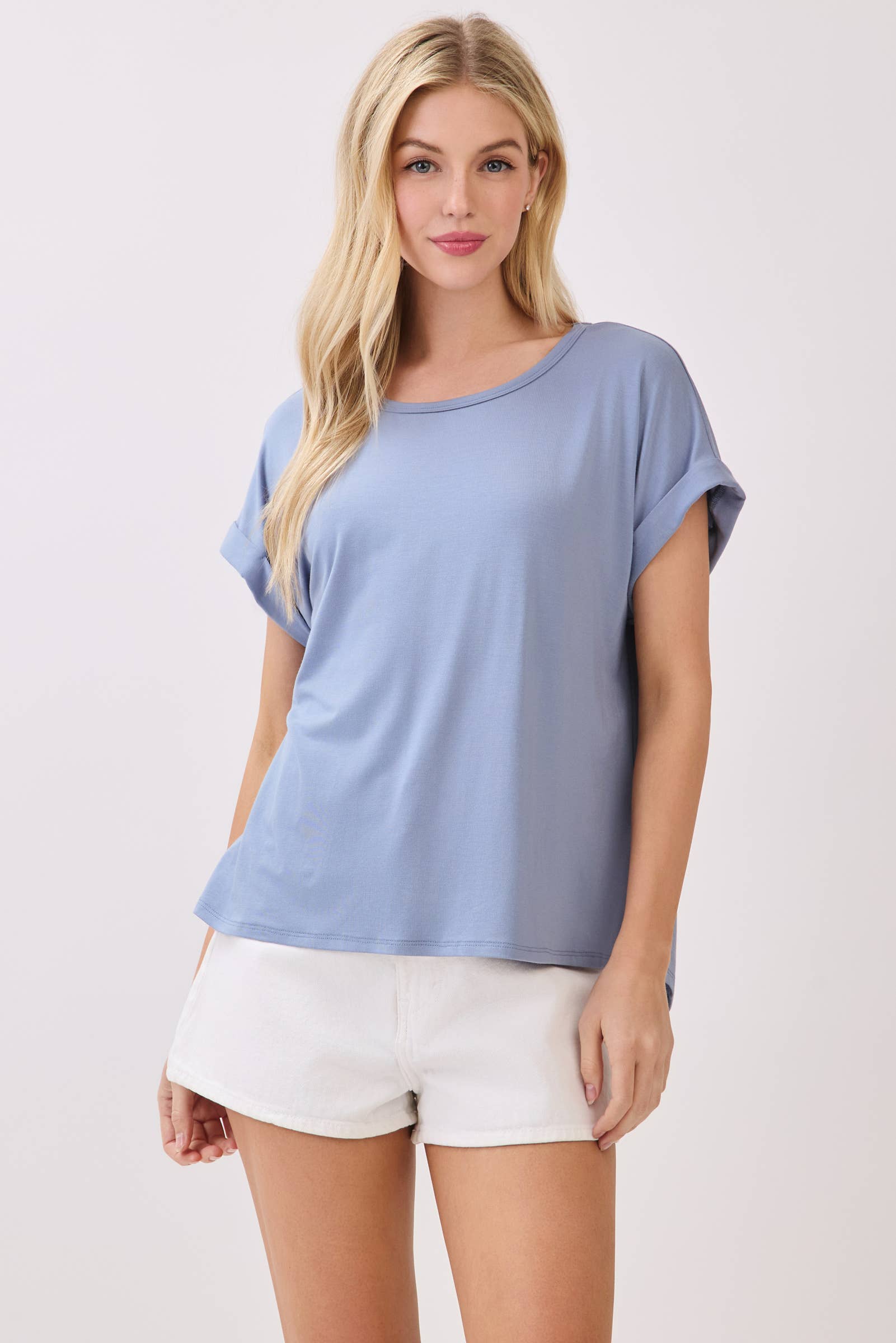 Final Touch - Vendita all'ingrosso Top in maglia - Donna - Top Girocollo in Modal Rayon - T3104815