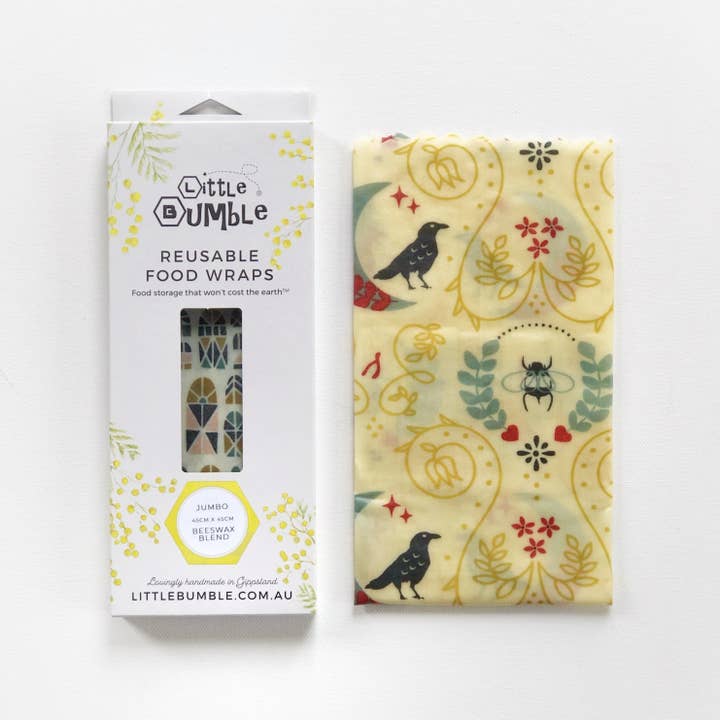 Random assortment Beeswax wrap - Jumbo (45x45cm) for wholesale on Faire2