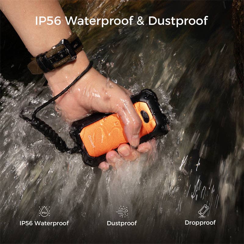 Orange Ocoopa Outdoor Hand Warmer Power Bank Ip56 Waterproof for wholesale on Faire4