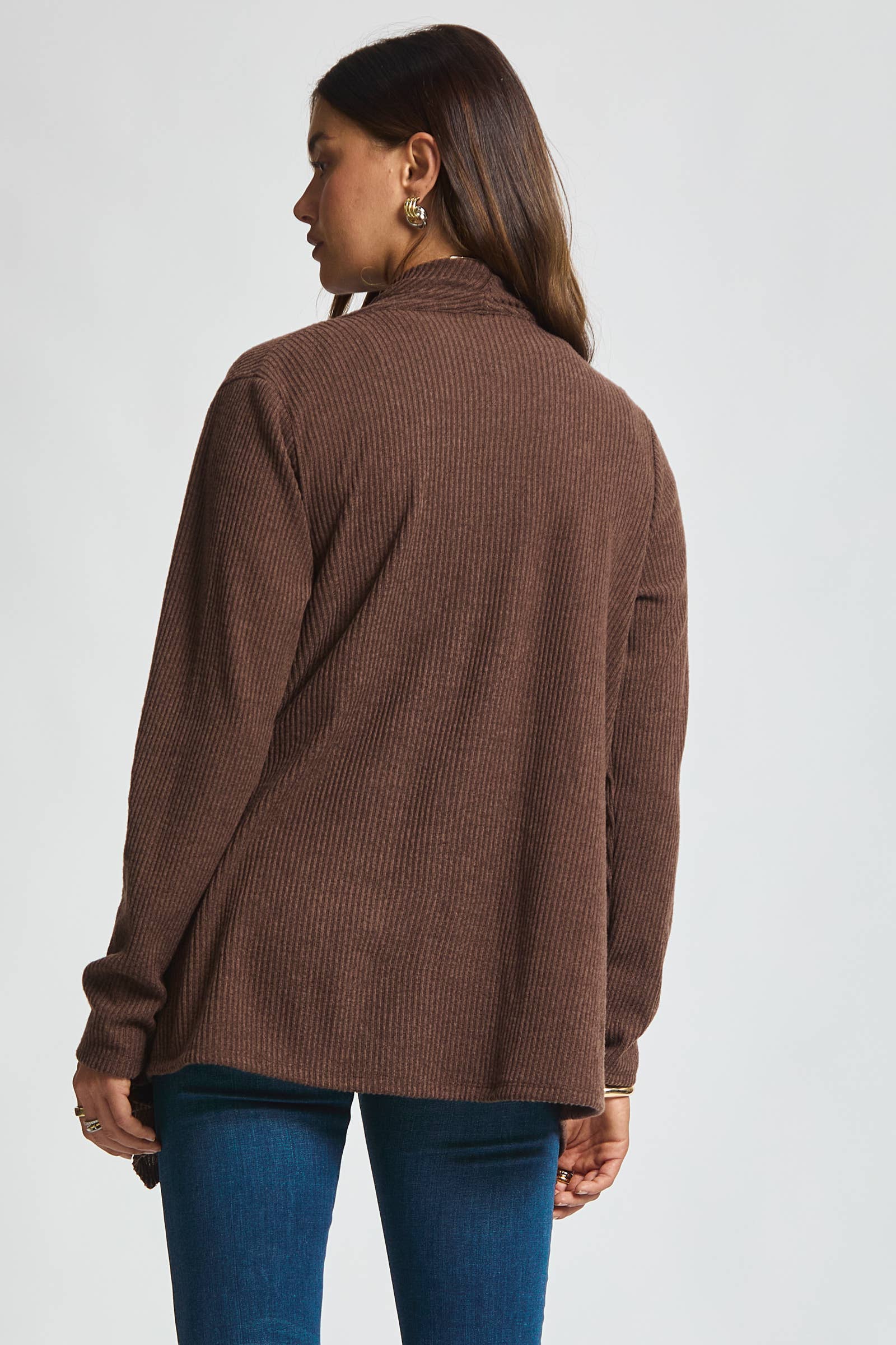 Dear Scarlett - Venta al por mayor Túnica - Mujer - Top cruzado con botones delanteros9