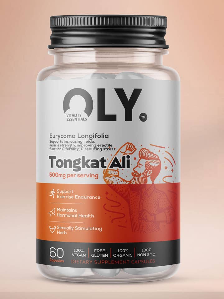 Oly - Tongkat Ali - 60 cápsulas vegetales para venta al por mayor de OLY Europe
