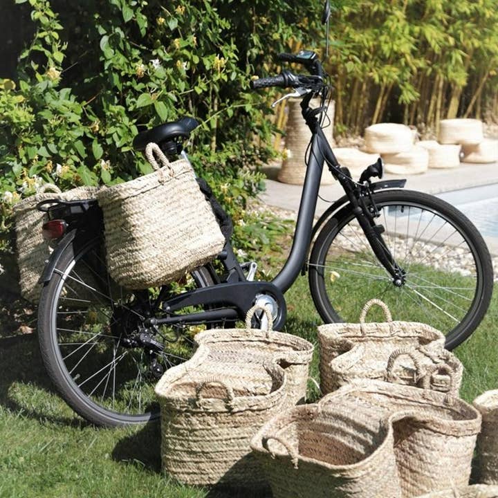 COSYDAR-DECO - Wholesale Basket - Woven Doum Basket Suitable for Bicycles1