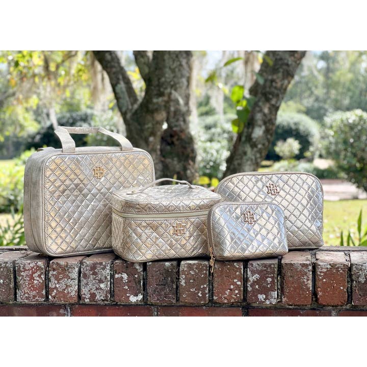 Caroline Hill - Wholesale Makeup/Cosmetic Bag - Capri Large Pouch Champagne Pop