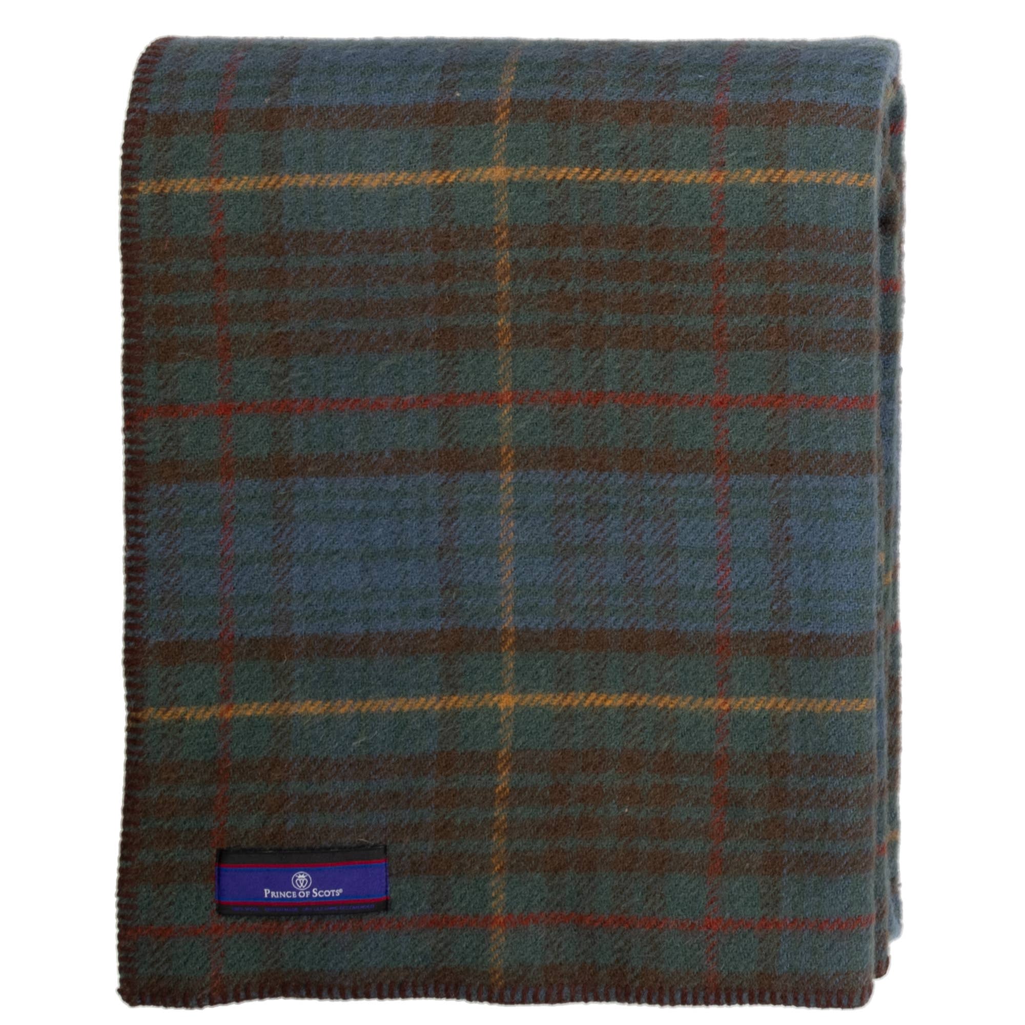 Prince of Scots – Engroshandel Tæppe – Highland Tweeds Uld BIG Throw ~ Antique Hunting Stewart3