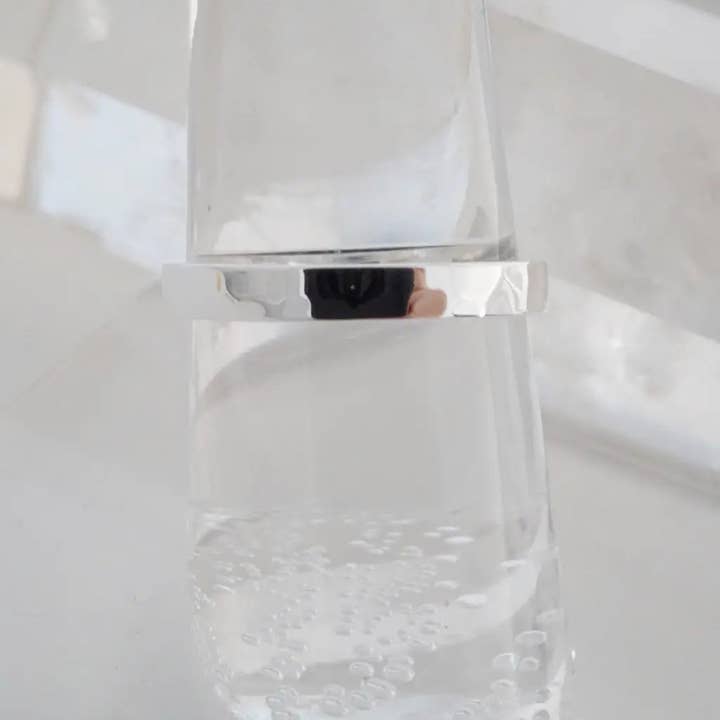 Honeycat Jewelry - Wholesale Band/Stacked Ring - Hammered Boyfriend Ring13