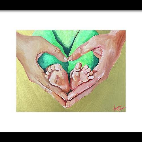 Gerahmter Aufdruck zum ersten Muttertag für den Großhandel von Lauren Luna Ltd Co.