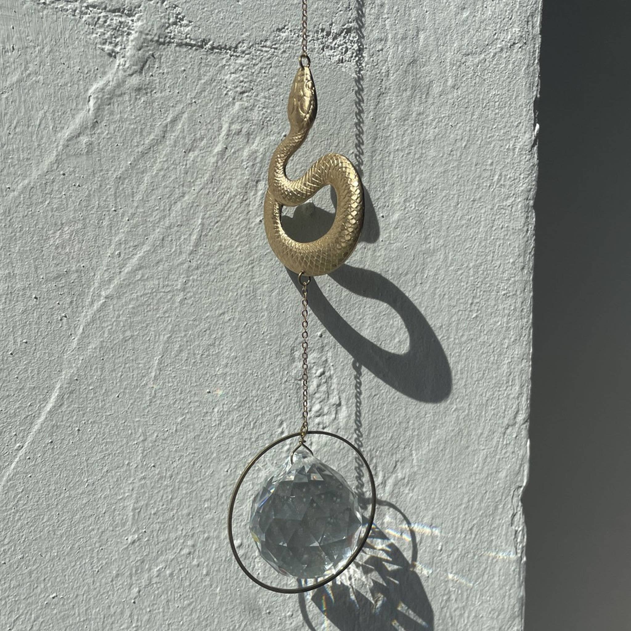 von Lani = Jewellry + Suncatchers - Wholesale Suncatcher - Suncatcher snake2/ light catcher/window crystal/prism2