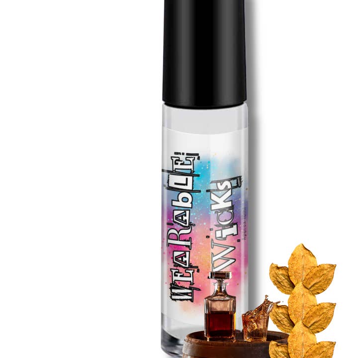 WildCard Wearable Roll On: Tobacco & Bourbon Scent by GlitterWicks for wholesale by Glitterwicks