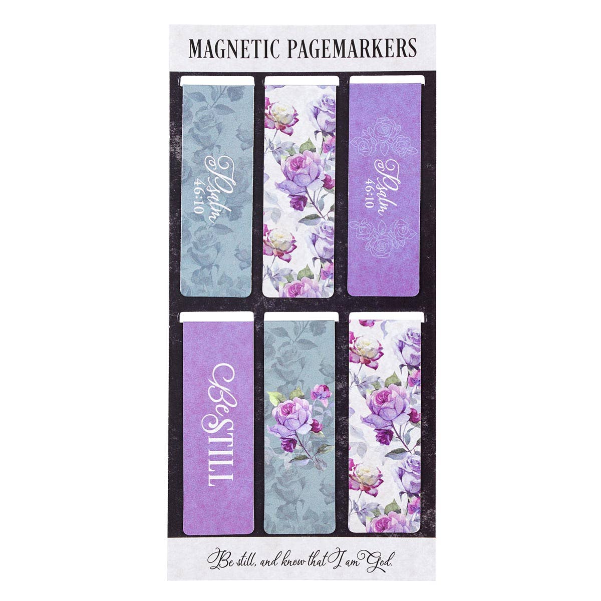 Christian Art Gifts - Wholesale Bookmark - Magnetic Bookmark Set Be Still Ps. 46:101