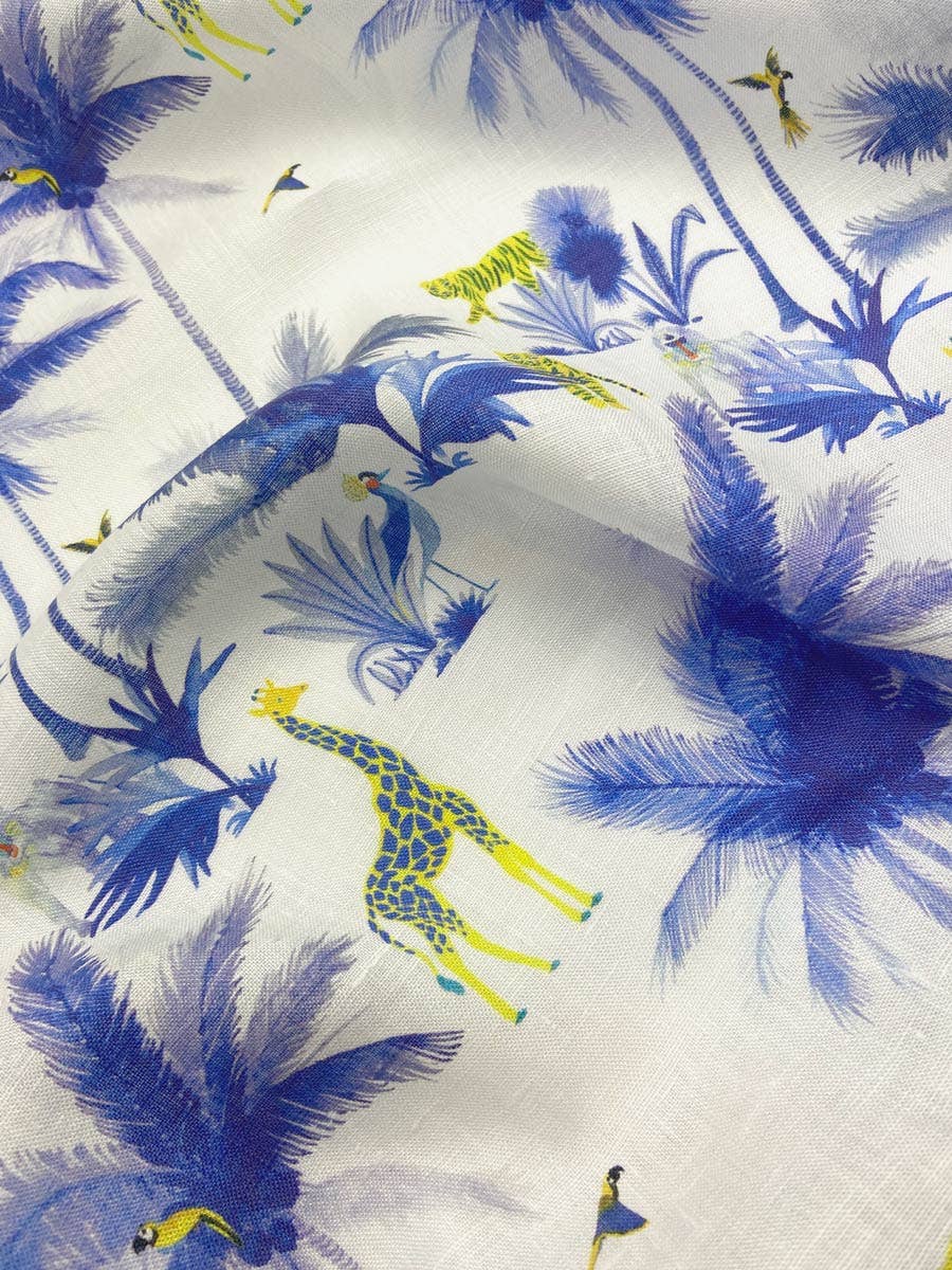 Little Cabari - Venta al por mayor Tela - Cupones de tela azul TAMTAM2