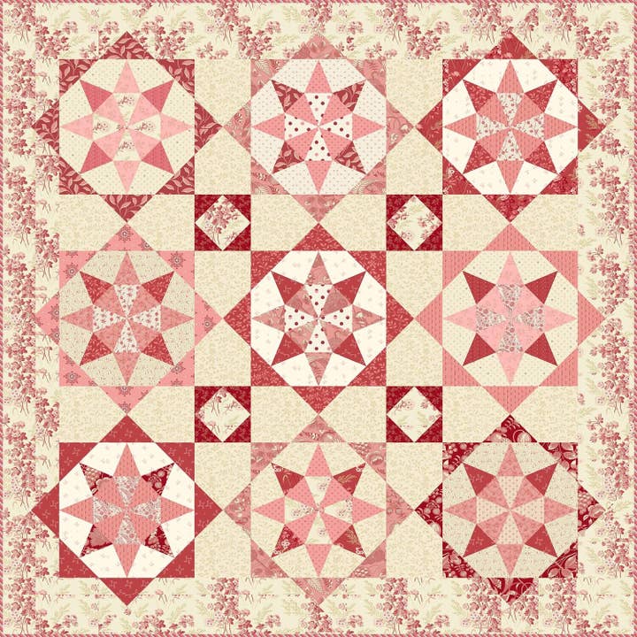 Laundry Basket Quilts - Wholesale Quilt - Strawberry Shortcake Quilt Pattern
