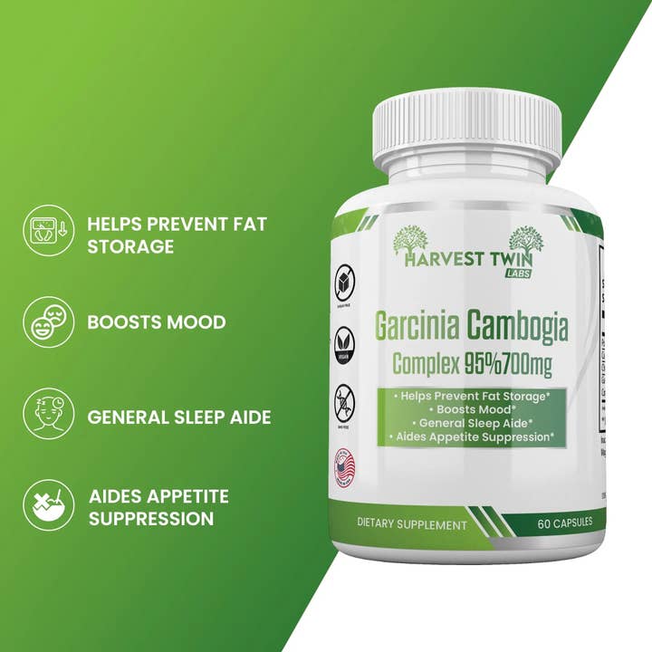 Harvest Twin Labs - Wholesale Oral Supplement/Vitamin - Garcinia Cambogia Complex 95% - 700mg