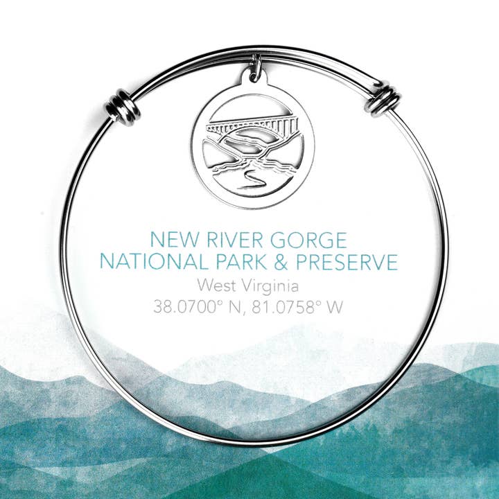 New River Gorge National Park and Preserve Armband voor wholesale door Melissa Lew