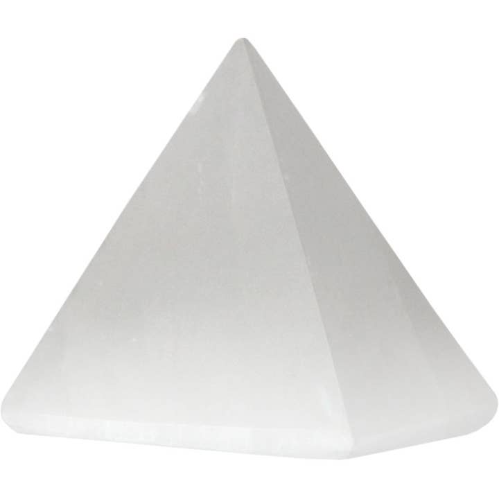 Kheops International inc. - Wholesale Spiritual Stone/Crystal - Selenite-Pyramid/30-40 mm