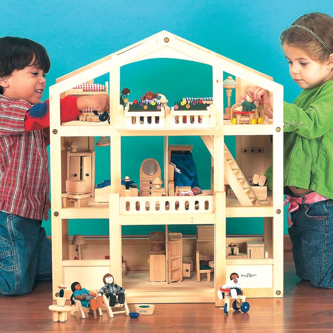 Home is Where The Heart Is--Classic Dollhouse for wholesale by Small World Toys
