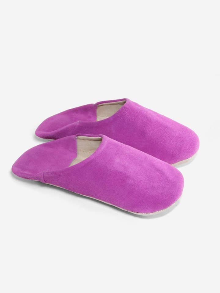 Chaussons marocains en daim pour la vente par wowheritage