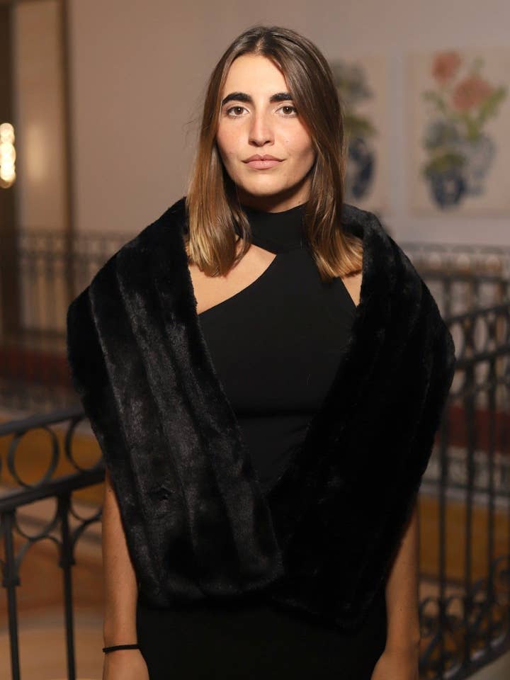 Black Stole for wholesale by Bombon Spain - MIlagros Pedregal