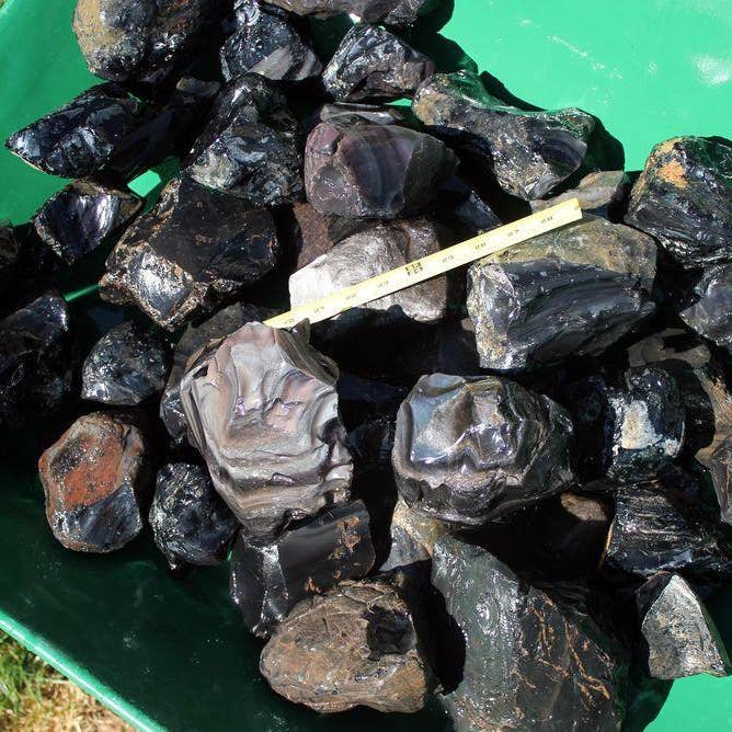 Lapidary Central - Wholesale Spiritual Stone/Crystal - Old Stock Rainbow, Silver Sheen, Gold Sheen, and Fire Obsidian Random Pull!