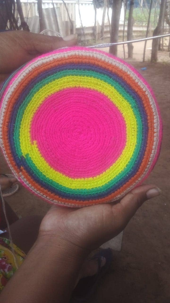 Boutique Femade ® - Wholesale Crossbody Bag - Women's - Arcoiris Medium Wayuu Bag8