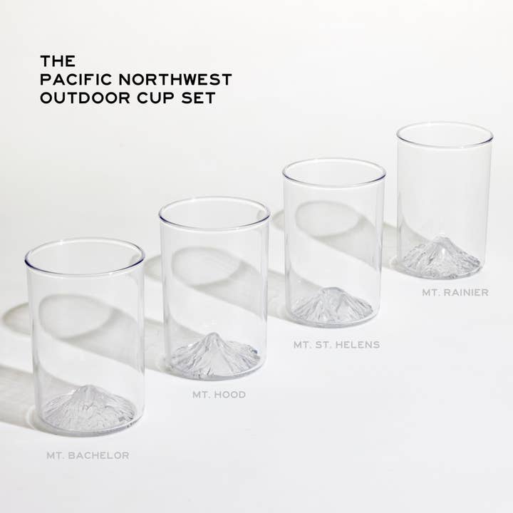 North Drinkware - Wholesale Drinking Glass/Cup - The Pacific Northwest Outdoor Cup Set4