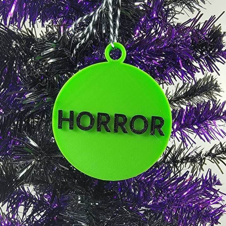 Printy Vibes - Venta al por mayor Adornos - Pegatina de terror VHS impresa en 3D, espeluznante adorno de3