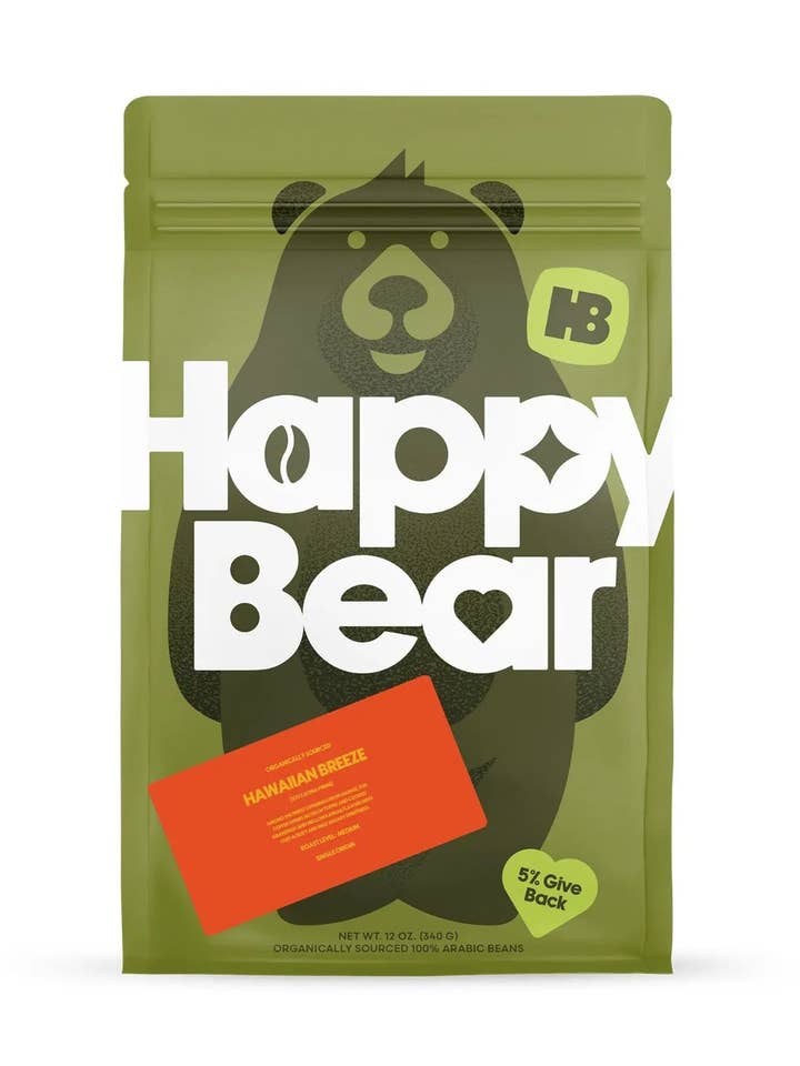 Brise hawaïenne (100 % Kona Prime) pour la vente par Happy Bear Coffee Company