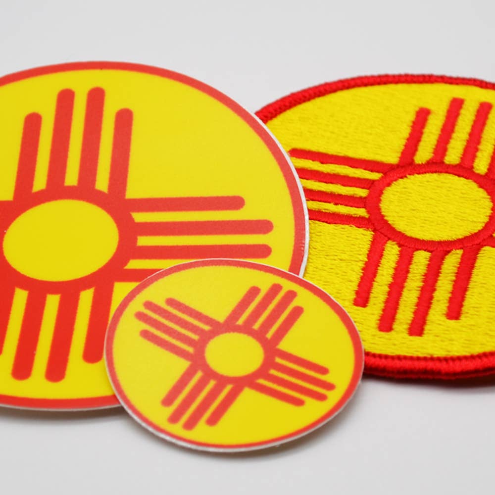Metal the Brand - Wholesale Sticker - Zia Yellow Circle - Sticker2