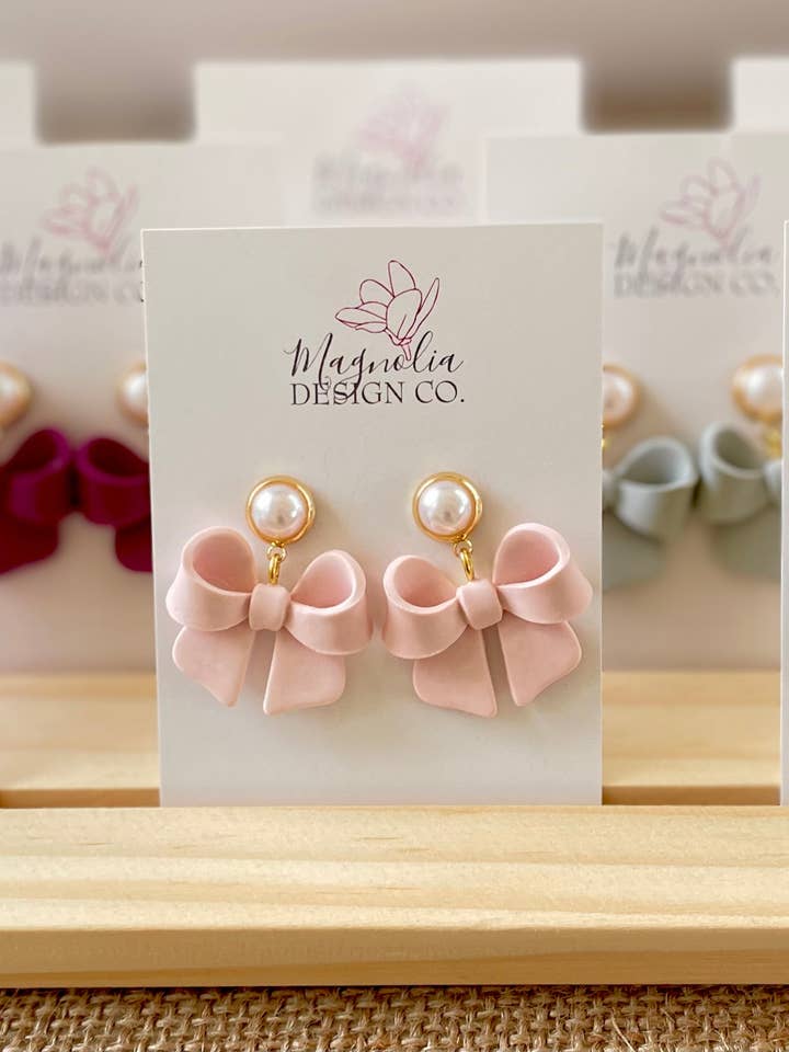 Coquette Bow Dangle for wholesale by Magnolia Design Company