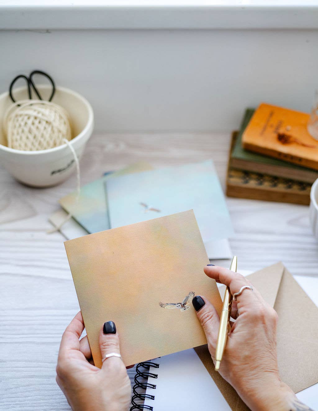 Portrait of Clouds - Wholesale Everyday Greeting Card - Barn Owl Greetings Card - Luxury Textured Cardstock7