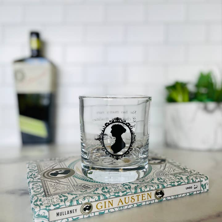 Fly Paper Products - Wholesale Cocktail/Liquor Glass - Jane Austen Sassy Sobriety Quote Glass Tumbler5