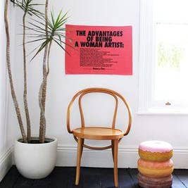 Third Drawer Down USA - Wholesale Stool - Giant Pink Donut Stool