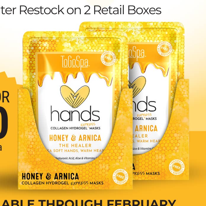 HANDS: Honey + Arnica Hands by ToGoSpa for wholesale by ToGoSpa