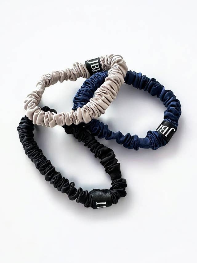 Mini Silk Scrunchie for wholesale by Jill Buck Hair