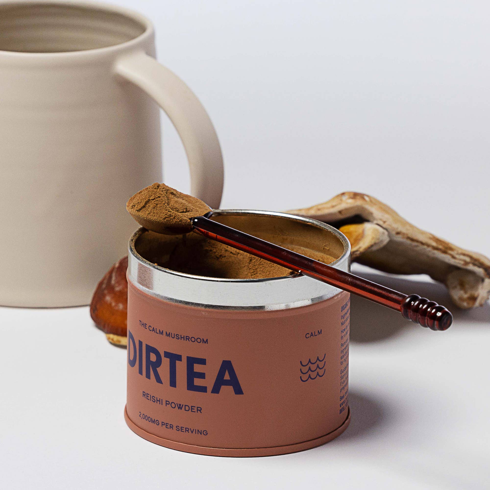 DIRTEA – wholesale Powdered health drink – Reishi - Calm Mushroom Powder1