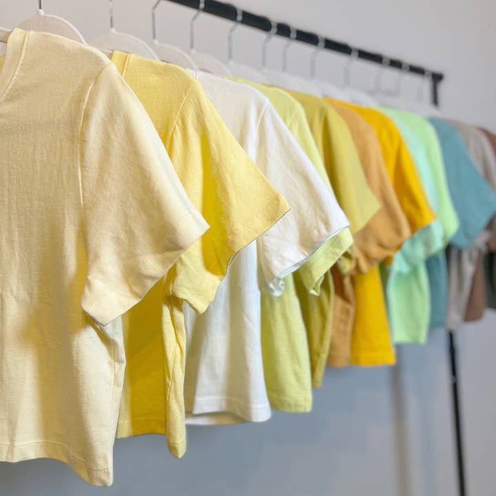 LOVING PEOPLE - Wholesale T-Shirt - Women's - Premium Cotton Crop Tops (New Colors!)