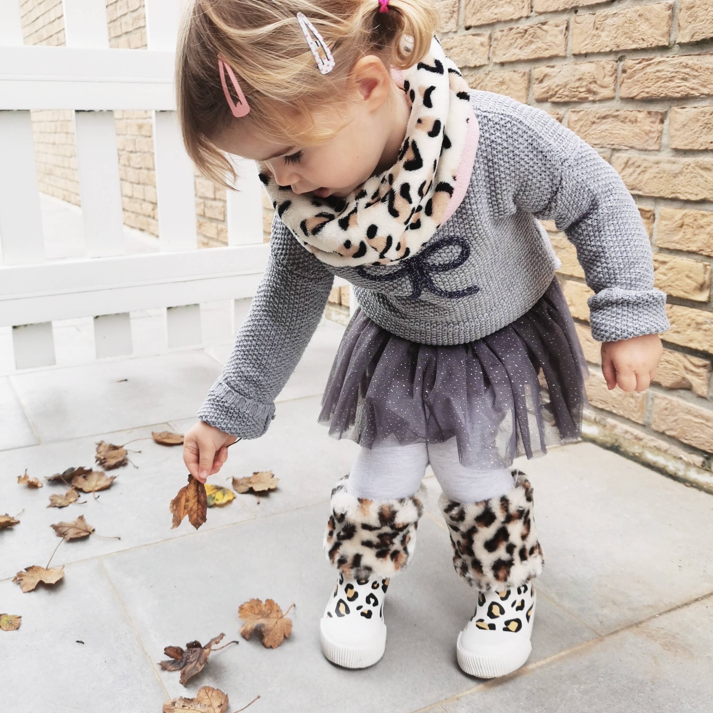 BOXBO - Vendita all'ingrosso Stivali da pioggia - Bambini - Stivali da pioggia per bambini con pelliccia leopardata - Gomma ecologica5