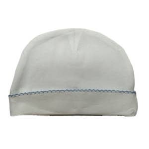 Zsa Zsa & LoLLi Monogram Blanks - Wholesale Newborn/Knit Hat - Baby - Picot Trim / Hat Baby Gift, Hospital, Embroidery, Monogram