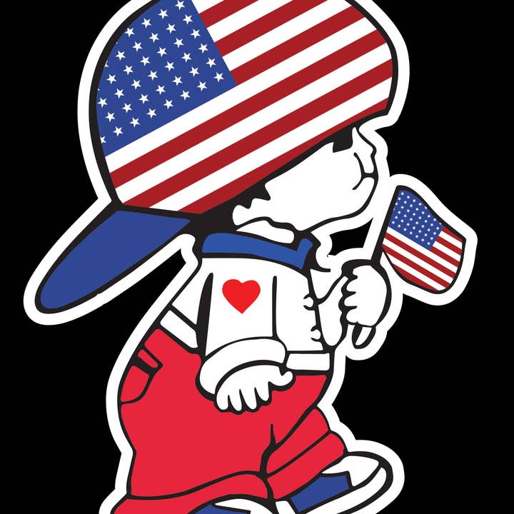 USA Boy Decal USA flag Decal Car Window Vinyl Sticker American for wholesale by X Graphics Signs & Printing