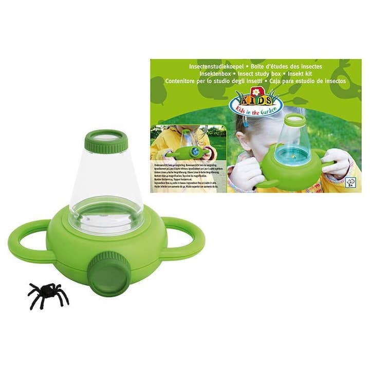 Children's Dome-Shaped Insect Study Box, Green for wholesale by Esschert Design USA