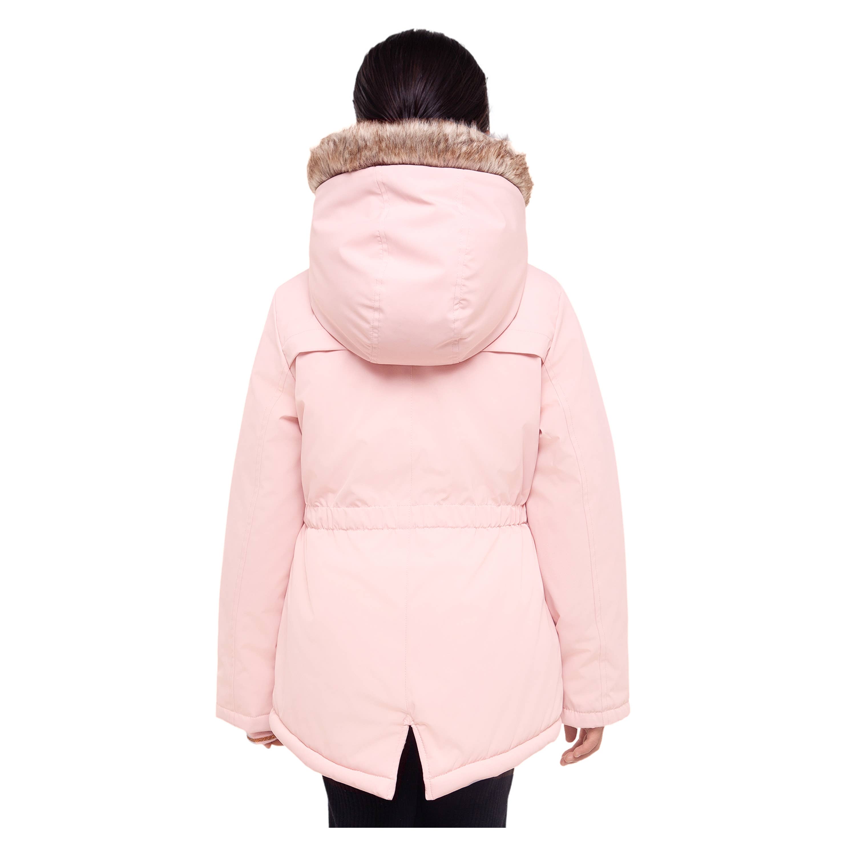 Rokka & Rolla - Wholesale Parka - Kids - Girls' Hooded Parka Jacket Fleece Lined Winter Coat1
