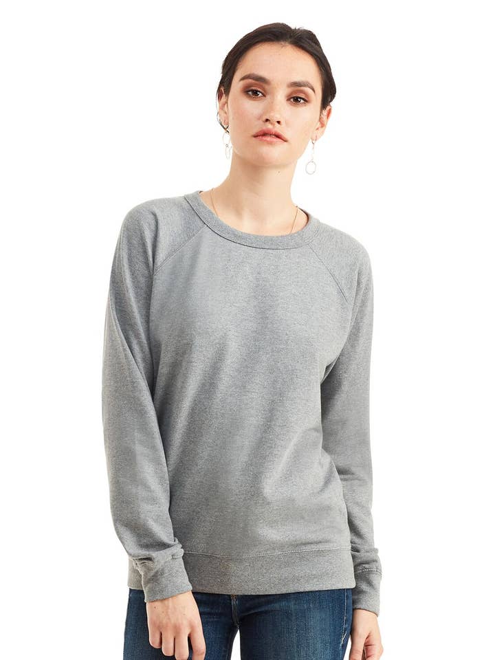 Lane Seven Apparel - Wholesale Sweatshirt - Unisex - French Terry Raglan Crewneck - For Men and Women37