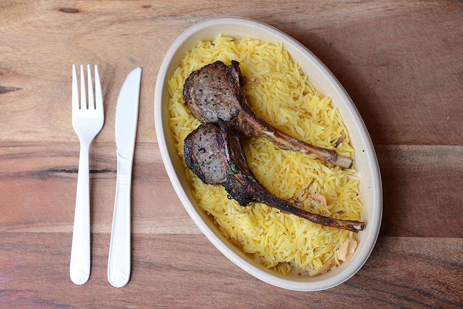 EcoQuality - Wholesale Disposable Servingware Set - [50] Heavy Duty Forks - Premium Heavy Weight Disposable Cutl6